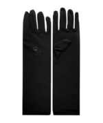 Classic Black Modest Gloves – Premium Stretchable Full Coverage Handwear - Image 2