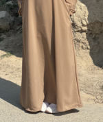 Classic Cream Abaya – Premium Daily Wear Modest Essential - Image 3