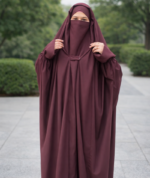 Coffee Brown Irani Jilbab – Premium Modest Full-Length Abaya - Image 3