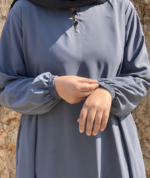 Classic Grey Abaya – Premium Daily Wear Modest Essential - Image 3