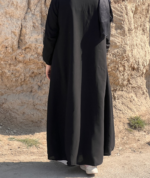 Classic Black Abaya – Premium Daily Wear Modest Essential - Image 2