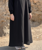 Classic Black Abaya – Premium Daily Wear Modest Essential - Image 5