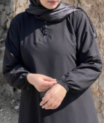 Classic Black Abaya – Premium Daily Wear Modest Essential - Image 4