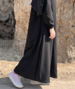 Classic Black Abaya – Premium Daily Wear Modest Essential - Image 3