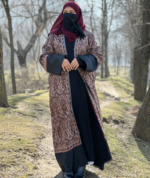 Classic Black Pashmina Abaya Set – Premium 2 Piece Layered Modest Outfit