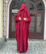 Elegant Maroon Irani Jilbab – Premium Full-Length Modest Wear - Image 4