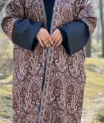 Classic Black Pashmina Abaya Set – Premium 2 Piece Layered Modest Outfit - Image 3