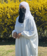 Classic White Baggy Abaya – Premium CBI Fabric Modest Wear - Image 4