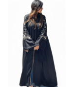 Luxury Front Open Party Wear Abaya with Hijab for Women