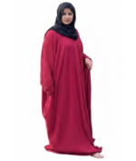 Baggy Pleated Abaya with Hijab | Premium Japanese SIA Fabric - Image 2