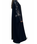 Luxury Front Open Party Wear Abaya with Hijab for Women - Image 3