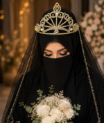 Aasma Bridal Crown | Luxury Bridal Crown for Modest Brides