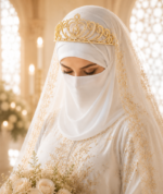 Aaruma Bridal Crown | Luxury Bridal Crown for Modest Brides