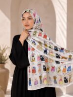 Printed Silk & Georgette Scarves – Trendy Gen-Z Modest Hijab Scarves