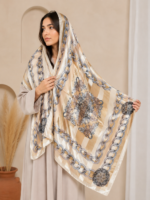 Printed Silk & Georgette Scarves – Trendy Gen-Z Modest Hijab Scarves - Image 22