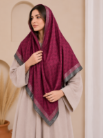 Printed Silk & Georgette Scarves – Trendy Gen-Z Modest Hijab Scarves - Image 9