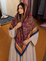 Printed Silk & Georgette Scarves – Trendy Gen-Z Modest Hijab Scarves - Image 10