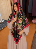 Printed Silk & Georgette Scarves – Trendy Gen-Z Modest Hijab Scarves - Image 12