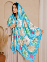 Printed Silk & Georgette Scarves – Trendy Gen-Z Modest Hijab Scarves - Image 23