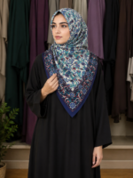 Printed Silk & Georgette Scarves – Trendy Gen-Z Modest Hijab Scarves - Image 3