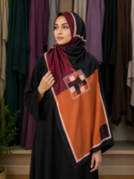 Printed Silk & Georgette Scarves – Trendy Gen-Z Modest Hijab Scarves - Image 2