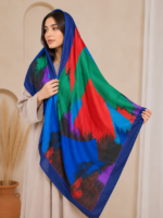 Printed Silk & Georgette Scarves – Trendy Gen-Z Modest Hijab Scarves - Image 20