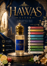 Hawas 3ml Attar – A Refreshing Blend of Freshness, Elegance & Charm - Image 3