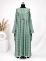zoom baggy olive green Abaya – Modest Wear
