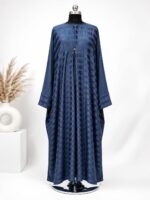 zoom baggy blue grey  Abaya – Modest Wear