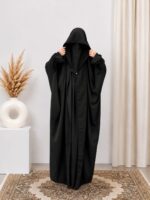 Noor Modesty Full Length Saudi  Jilbab/ irani jilbab  – Black